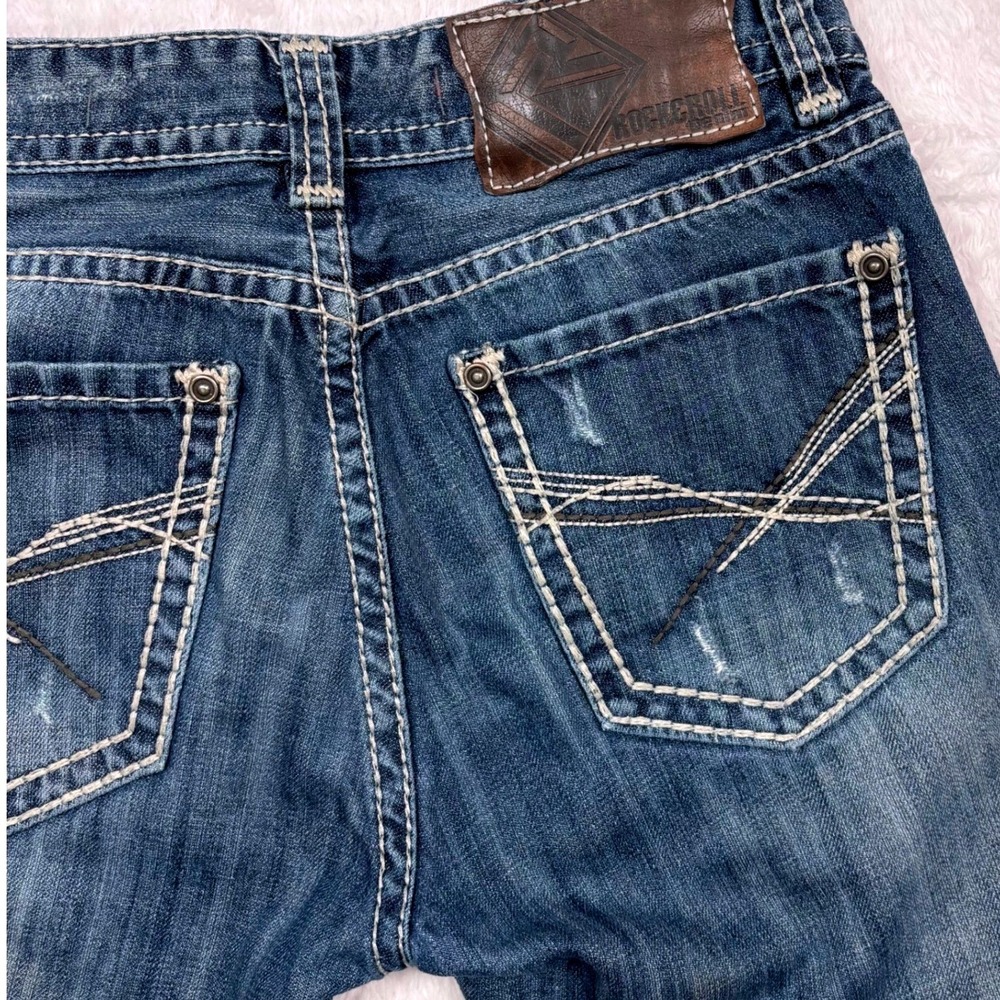 Rock & Roll Cowboy Double Barrel Jeans Mens 30x32 (FIT 30x30) Relaxed Straight